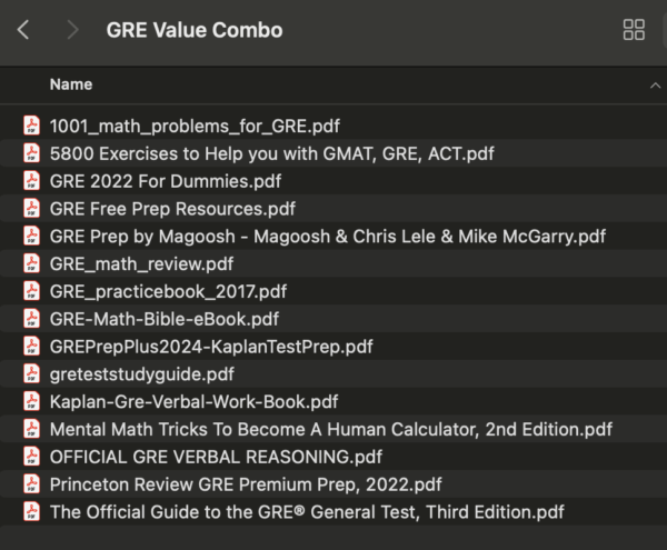 GRE Mega Value Bundle [15 Books, 10000+ Questions, PYQs & More]